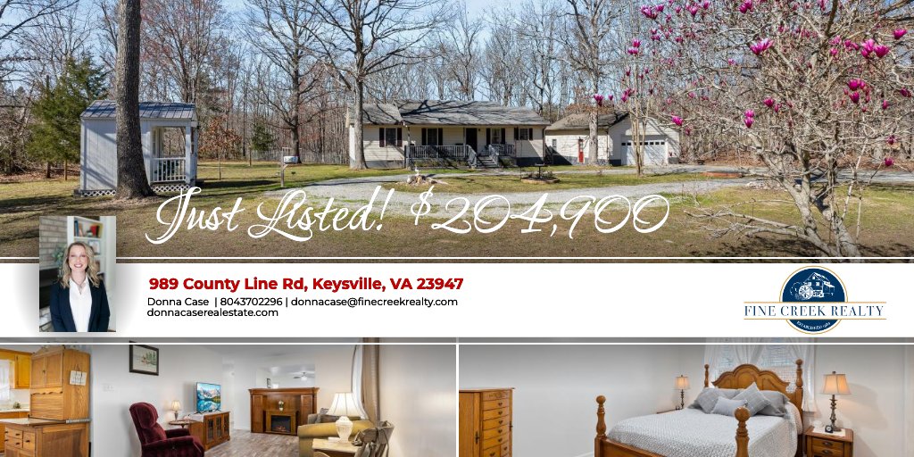 989 County Line Rd, Keysville, VA 23947